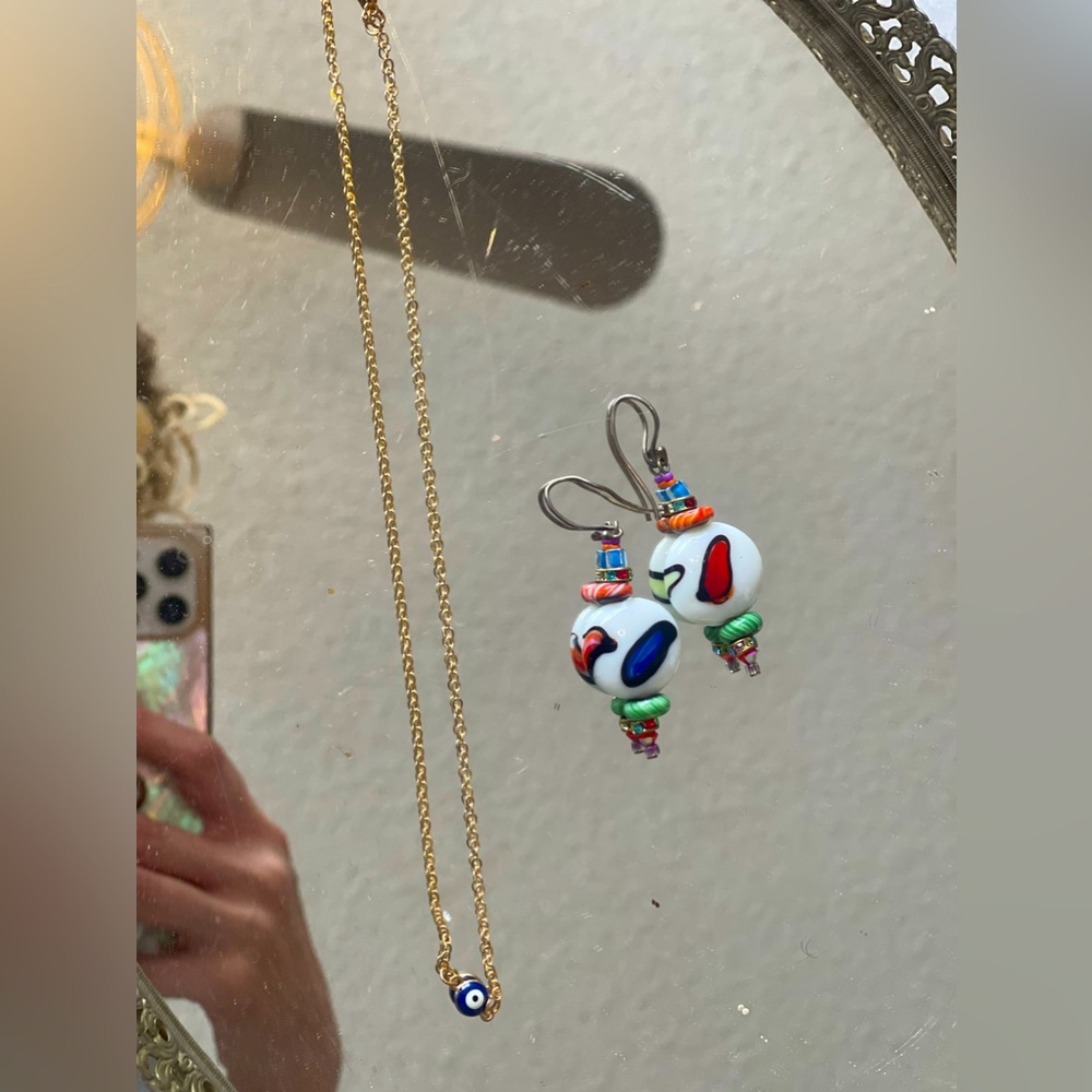 Bundle necklace & earrings